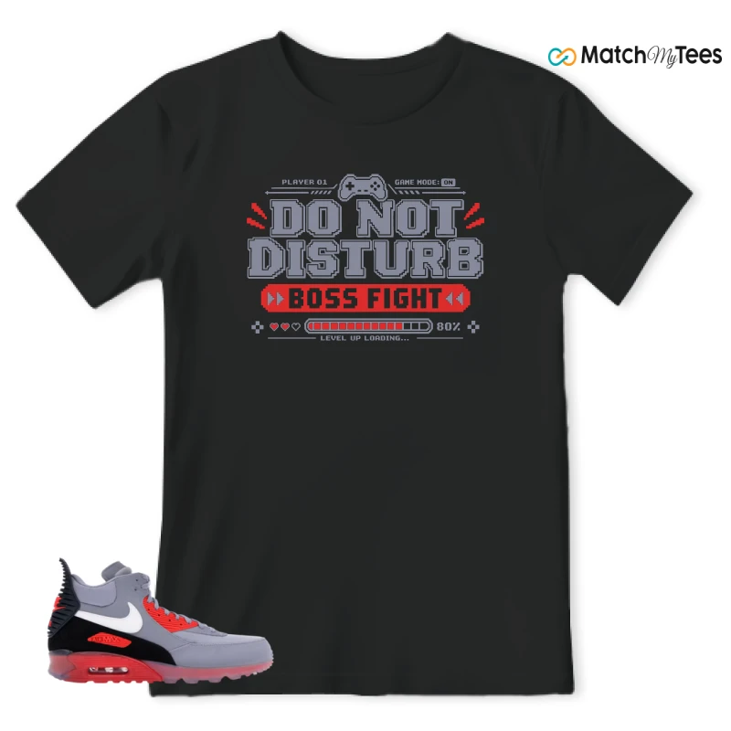 NIKE AIR MAX 90 SNEAKERBOOT ICE WOLF GREY INFRARED SNEAKER Matching Tees t-shirt