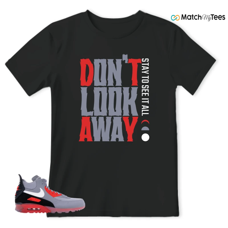 NIKE AIR MAX 90 SNEAKERBOOT ICE WOLF GREY INFRARED SNEAKER Matching Tees t-shirt