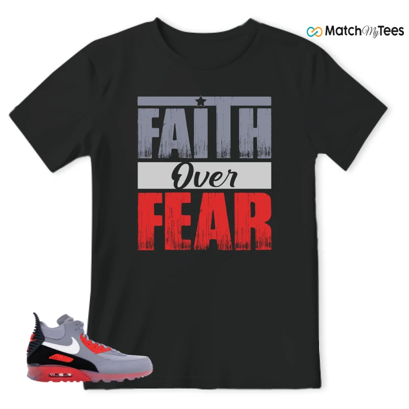 NIKE AIR MAX 90 SNEAKERBOOT ICE WOLF GREY INFRARED SNEAKER Matching Tees t-shirt