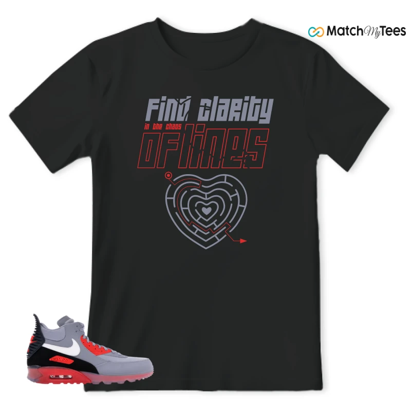 NIKE AIR MAX 90 SNEAKERBOOT ICE WOLF GREY INFRARED SNEAKER Matching Tees t-shirt
