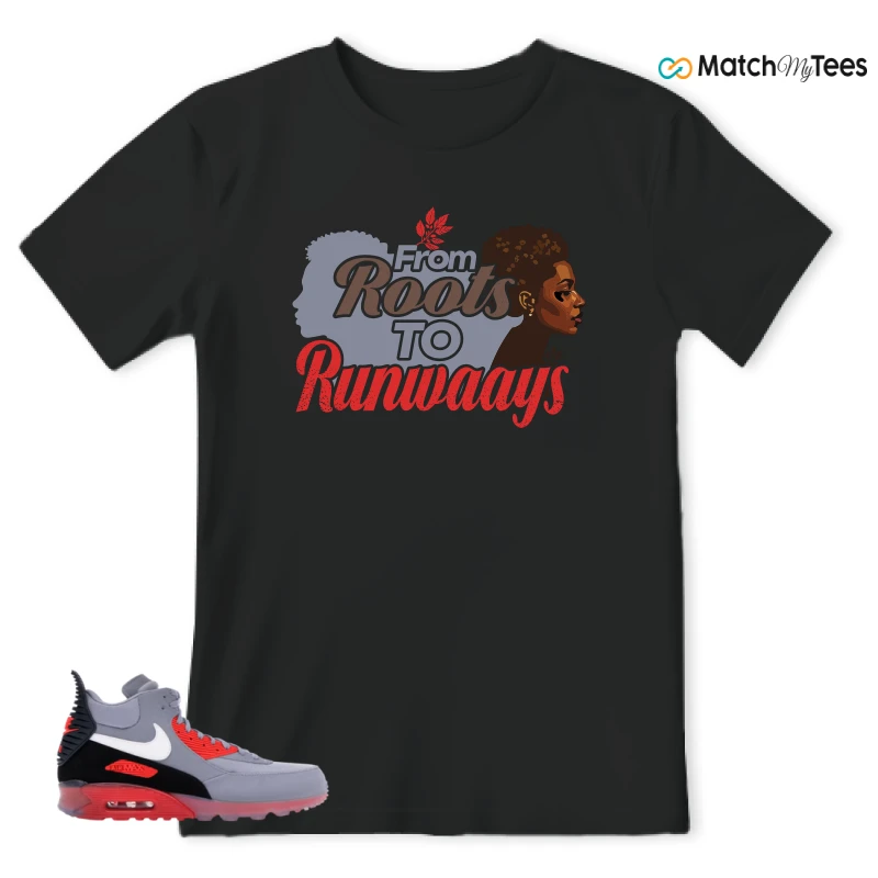 NIKE AIR MAX 90 SNEAKERBOOT ICE WOLF GREY INFRARED SNEAKER Matching Tees t-shirt
