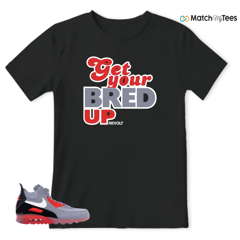 NIKE AIR MAX 90 SNEAKERBOOT ICE WOLF GREY INFRARED SNEAKER Matching Tees t-shirt
