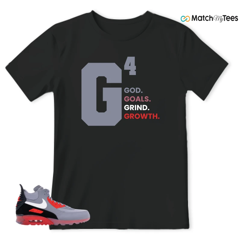 NIKE AIR MAX 90 SNEAKERBOOT ICE WOLF GREY INFRARED SNEAKER Matching Tees t-shirt