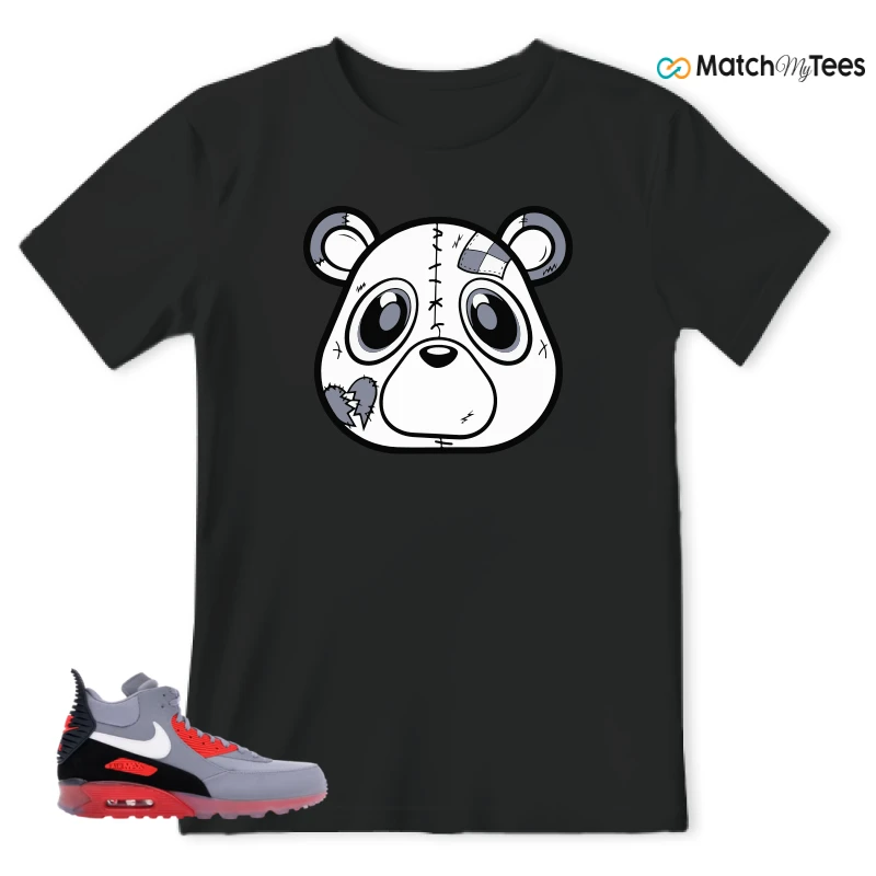 NIKE AIR MAX 90 SNEAKERBOOT ICE WOLF GREY INFRARED SNEAKER Matching Tees t-shirt