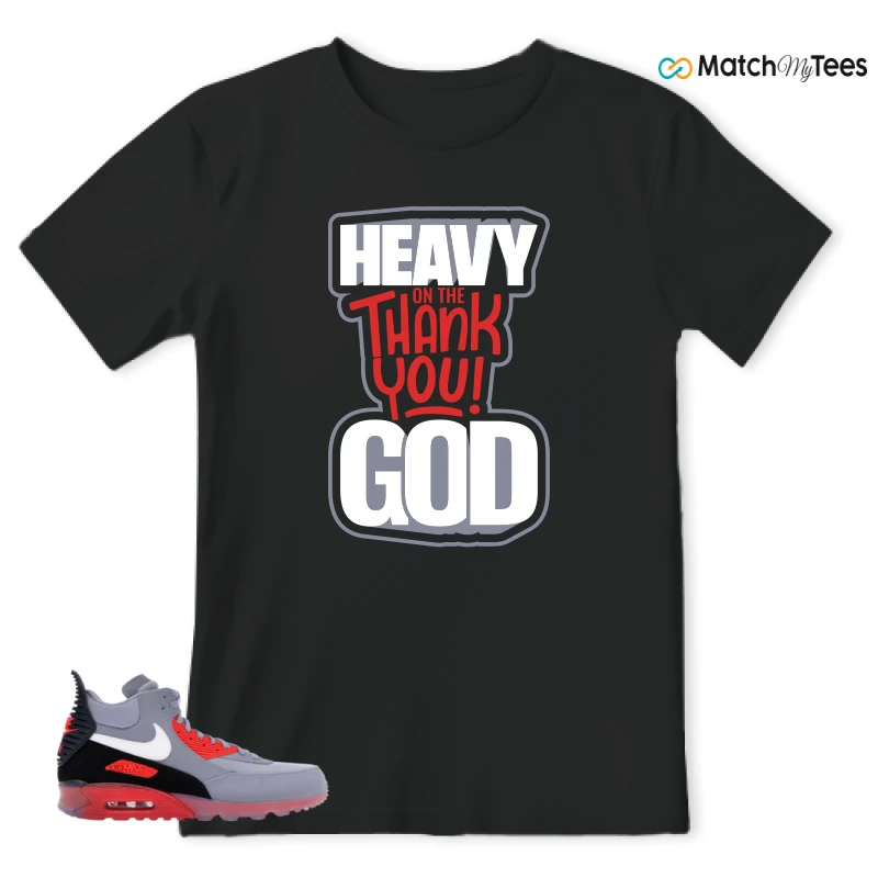 NIKE AIR MAX 90 SNEAKERBOOT ICE WOLF GREY INFRARED SNEAKER Matching Tees t-shirt