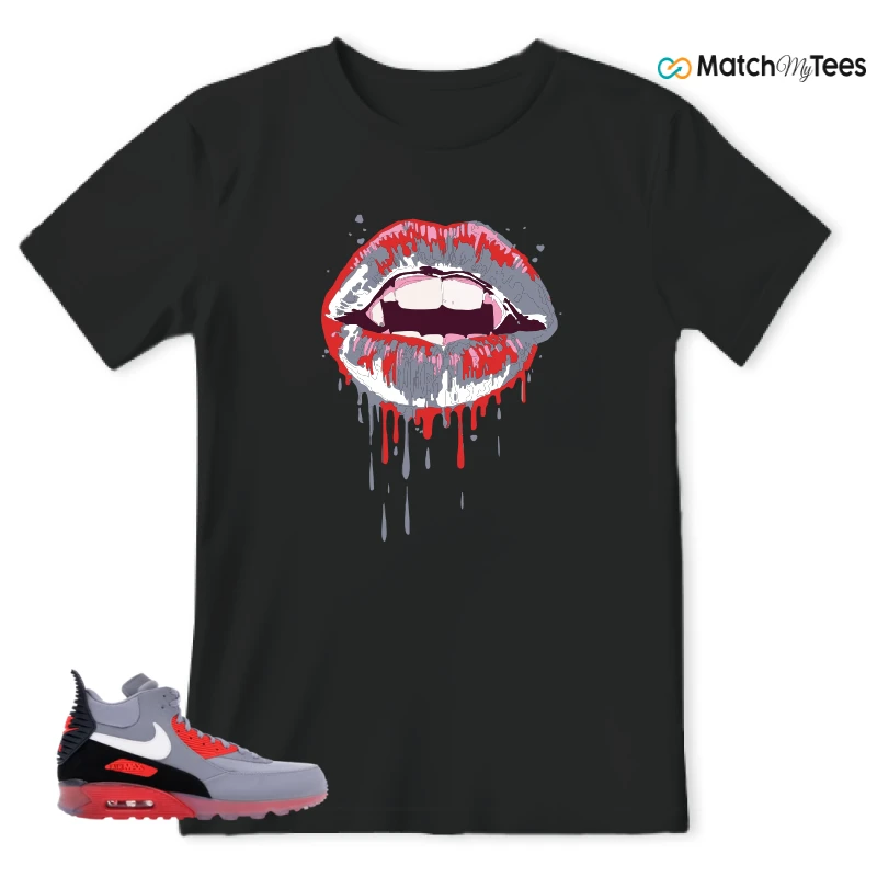 NIKE AIR MAX 90 SNEAKERBOOT ICE WOLF GREY INFRARED SNEAKER Matching Tees t-shirt