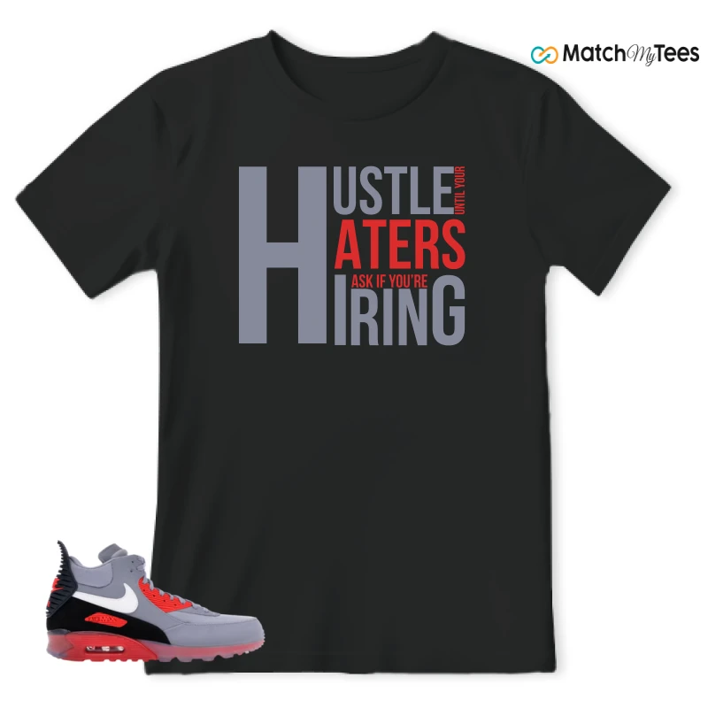 NIKE AIR MAX 90 SNEAKERBOOT ICE WOLF GREY INFRARED SNEAKER Matching Tees t-shirt
