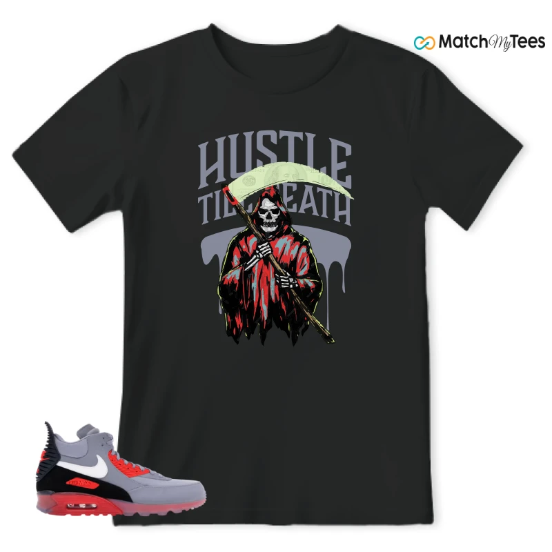 NIKE AIR MAX 90 SNEAKERBOOT ICE WOLF GREY INFRARED SNEAKER Matching Tees t-shirt