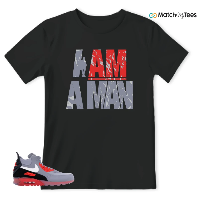 NIKE AIR MAX 90 SNEAKERBOOT ICE WOLF GREY INFRARED SNEAKER Matching Tees t-shirt