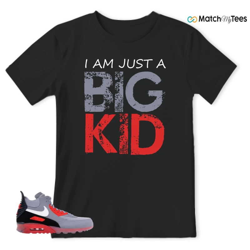 NIKE AIR MAX 90 SNEAKERBOOT ICE WOLF GREY INFRARED SNEAKER Matching Tees t-shirt