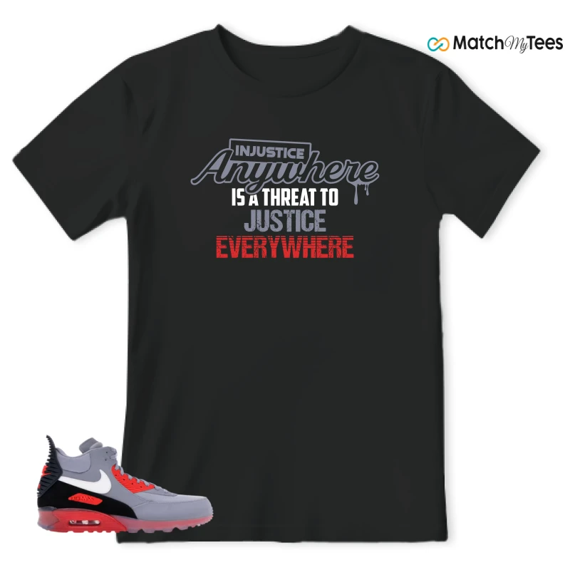 NIKE AIR MAX 90 SNEAKERBOOT ICE WOLF GREY INFRARED SNEAKER Matching Tees t-shirt