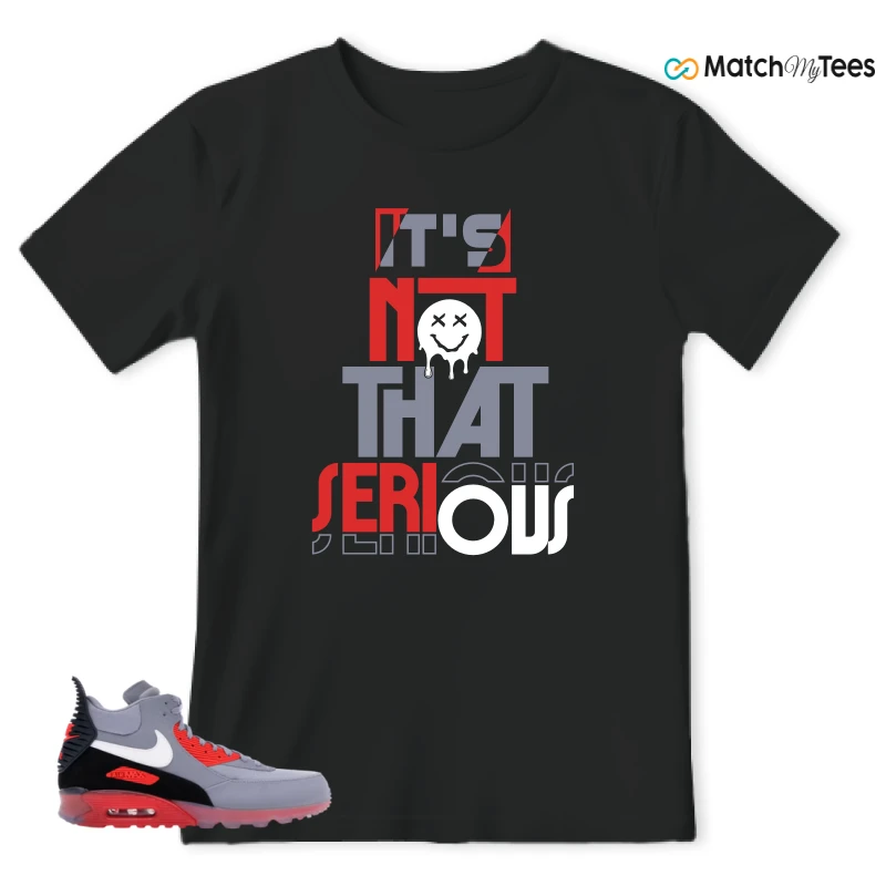 NIKE AIR MAX 90 SNEAKERBOOT ICE WOLF GREY INFRARED SNEAKER Matching Tees t-shirt