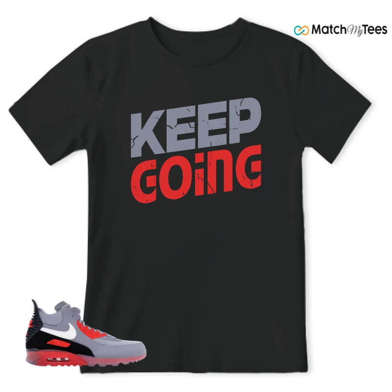 NIKE AIR MAX 90 SNEAKERBOOT ICE WOLF GREY INFRARED SNEAKER Matching Tees t-shirt