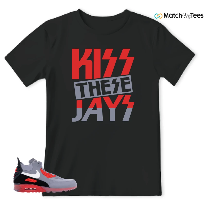 NIKE AIR MAX 90 SNEAKERBOOT ICE WOLF GREY INFRARED SNEAKER Matching Tees t-shirt