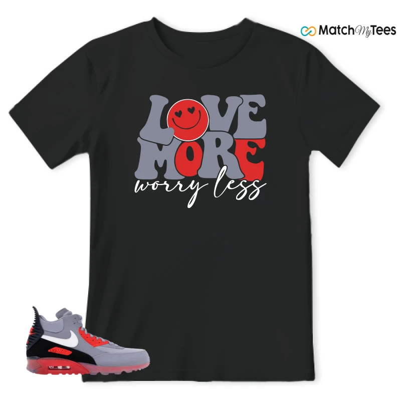NIKE AIR MAX 90 SNEAKERBOOT ICE WOLF GREY INFRARED SNEAKER Matching Tees t-shirt