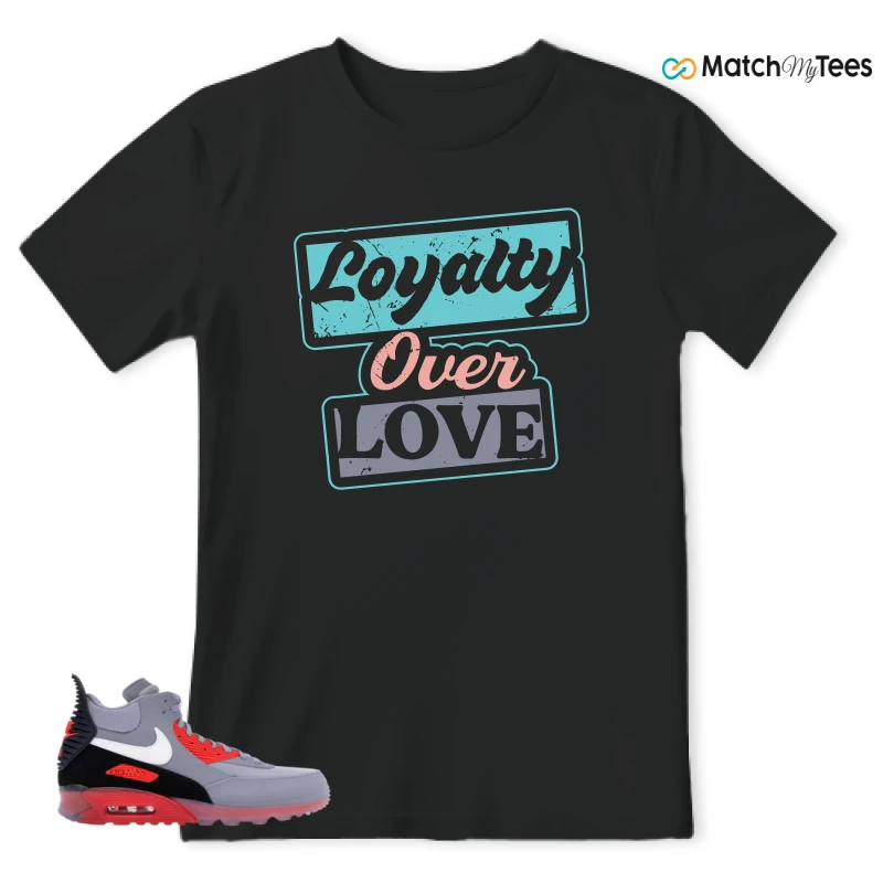NIKE AIR MAX 90 SNEAKERBOOT ICE WOLF GREY INFRARED SNEAKER Matching Tees t-shirt