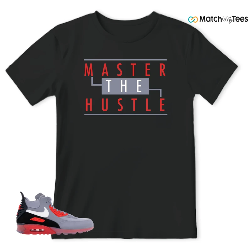 NIKE AIR MAX 90 SNEAKERBOOT ICE WOLF GREY INFRARED SNEAKER Matching Tees t-shirt