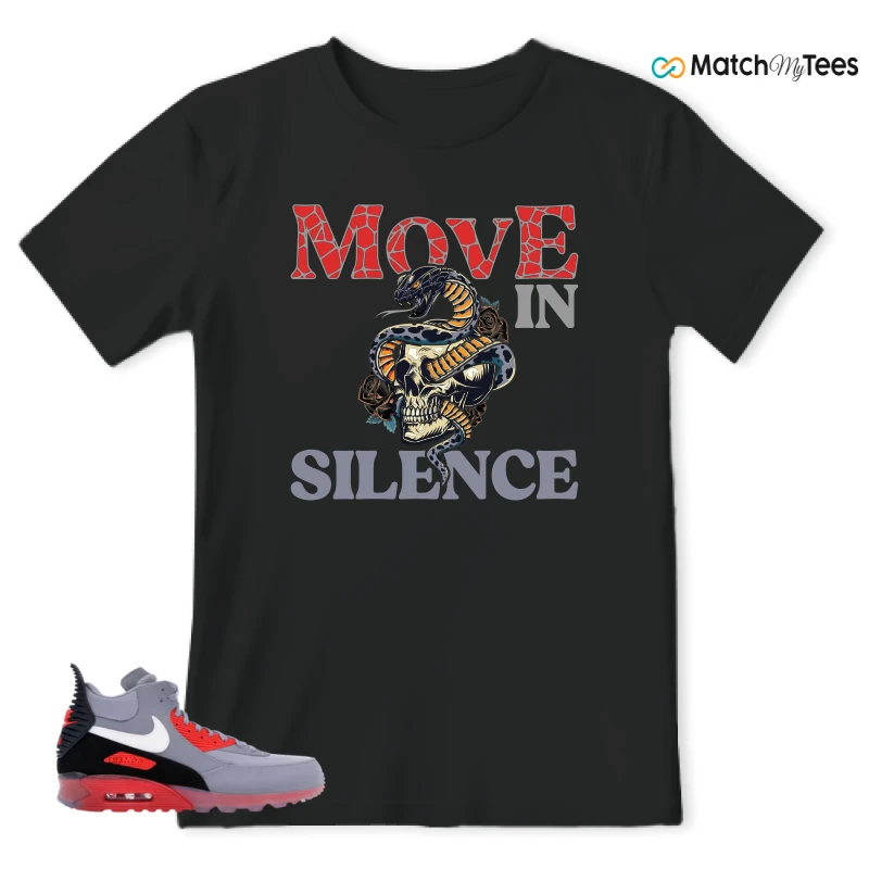 NIKE AIR MAX 90 SNEAKERBOOT ICE WOLF GREY INFRARED SNEAKER Matching Tees t-shirt