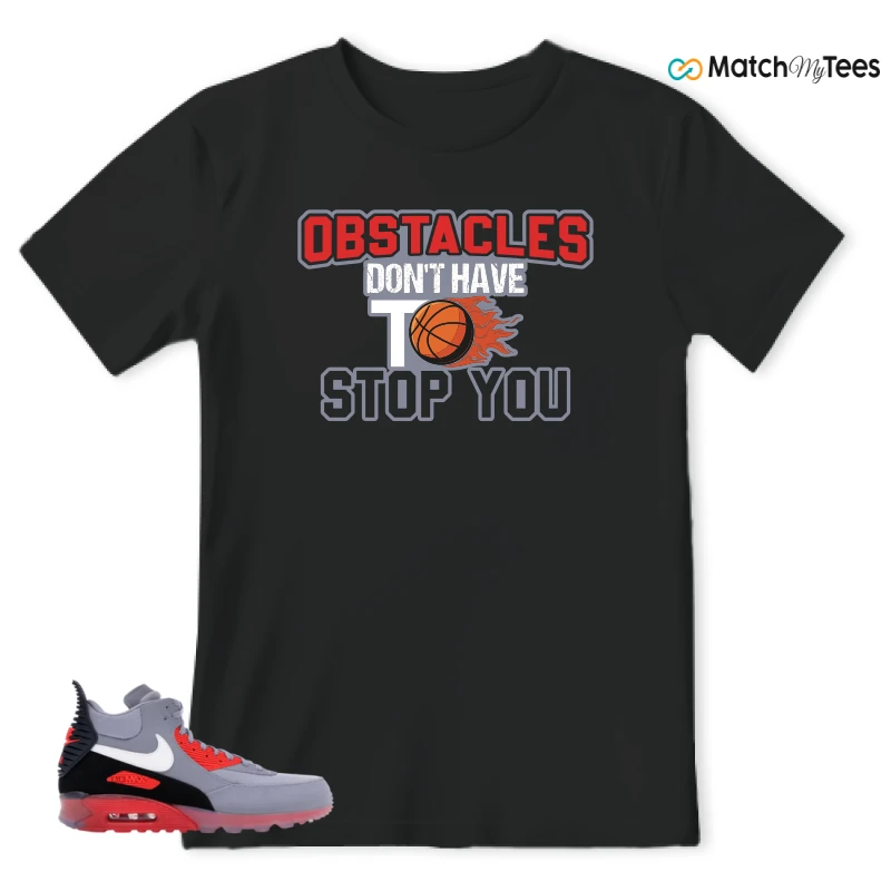 NIKE AIR MAX 90 SNEAKERBOOT ICE WOLF GREY INFRARED SNEAKER Matching Tees t-shirt
