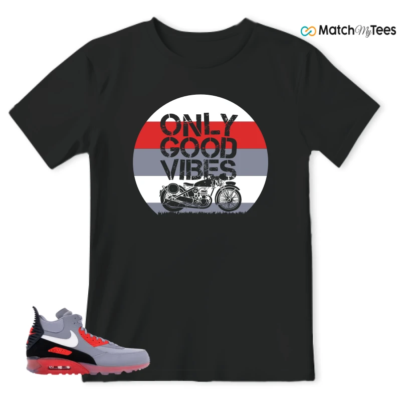 NIKE AIR MAX 90 SNEAKERBOOT ICE WOLF GREY INFRARED SNEAKER Matching Tees t-shirt