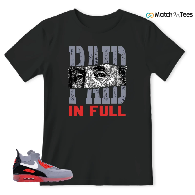 NIKE AIR MAX 90 SNEAKERBOOT ICE WOLF GREY INFRARED SNEAKER Matching Tees t-shirt