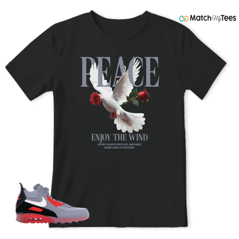 NIKE AIR MAX 90 SNEAKERBOOT ICE WOLF GREY INFRARED SNEAKER Matching Tees t-shirt