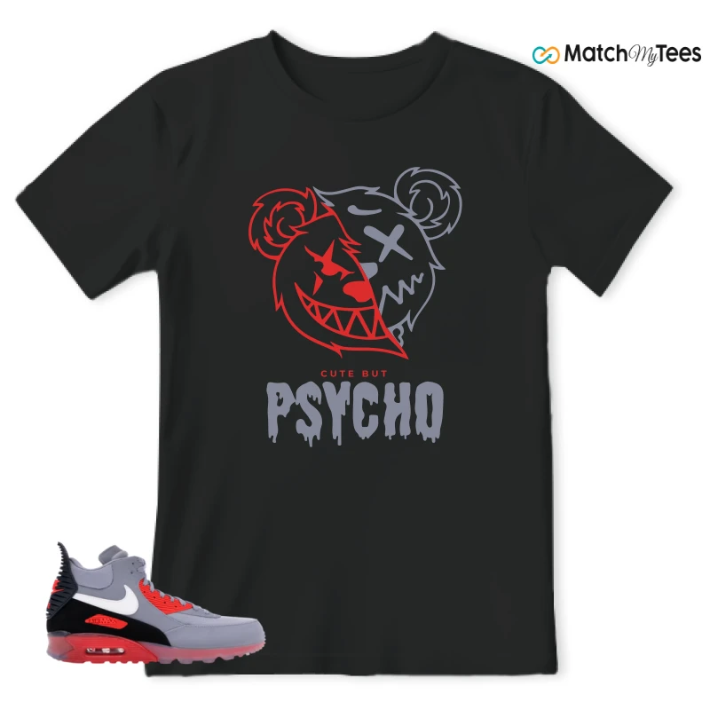 NIKE AIR MAX 90 SNEAKERBOOT ICE WOLF GREY INFRARED SNEAKER Matching Tees t-shirt