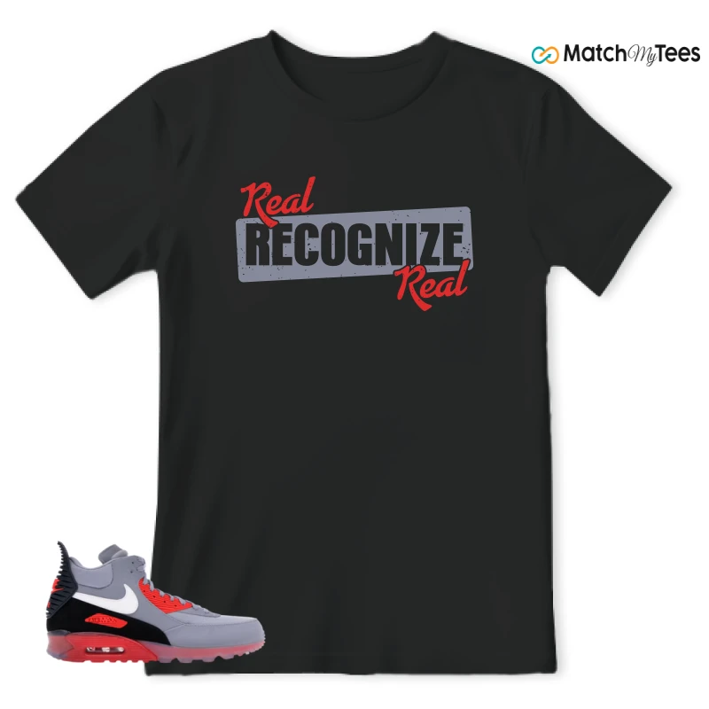 NIKE AIR MAX 90 SNEAKERBOOT ICE WOLF GREY INFRARED SNEAKER Matching Tees t-shirt