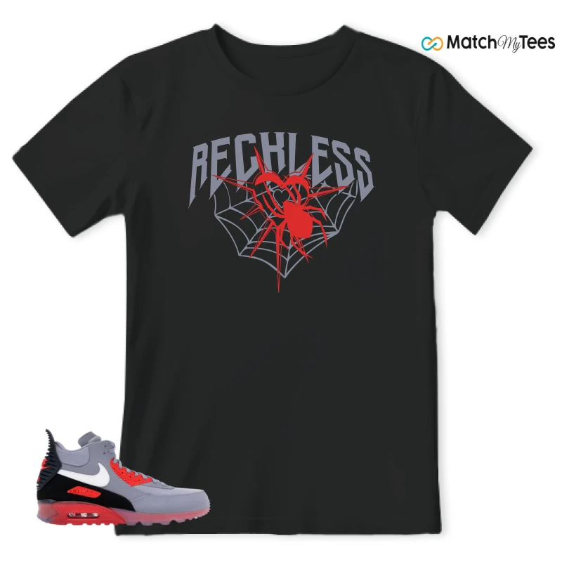 NIKE AIR MAX 90 SNEAKERBOOT ICE WOLF GREY INFRARED SNEAKER Matching Tees t-shirt