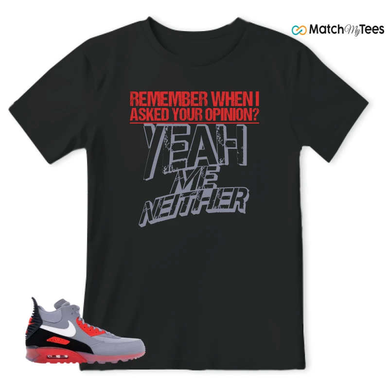 NIKE AIR MAX 90 SNEAKERBOOT ICE WOLF GREY INFRARED SNEAKER Matching Tees t-shirt