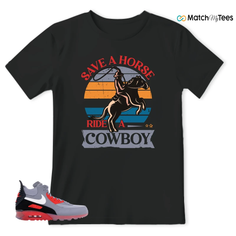 NIKE AIR MAX 90 SNEAKERBOOT ICE WOLF GREY INFRARED SNEAKER Matching Tees t-shirt