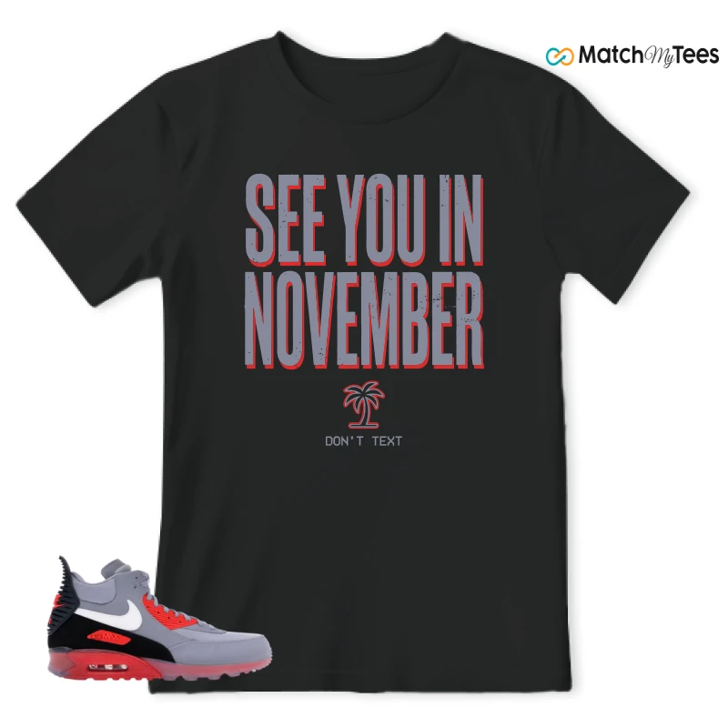 NIKE AIR MAX 90 SNEAKERBOOT ICE WOLF GREY INFRARED SNEAKER Matching Tees t-shirt