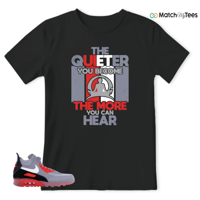NIKE AIR MAX 90 SNEAKERBOOT ICE WOLF GREY INFRARED SNEAKER Matching Tees t-shirt