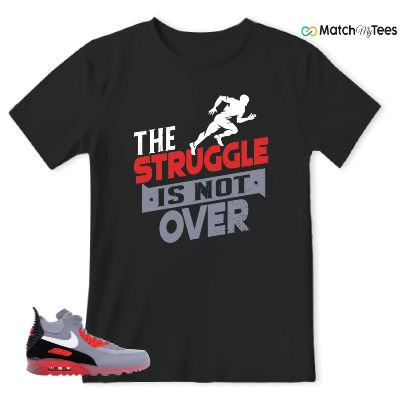 NIKE AIR MAX 90 SNEAKERBOOT ICE WOLF GREY INFRARED SNEAKER Matching Tees t-shirt
