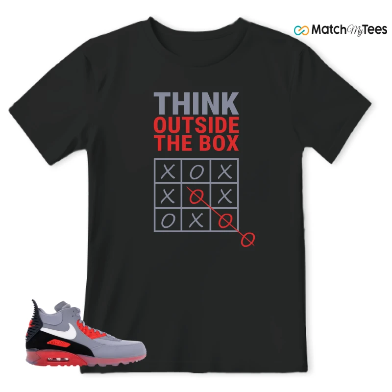 NIKE AIR MAX 90 SNEAKERBOOT ICE WOLF GREY INFRARED SNEAKER Matching Tees t-shirt