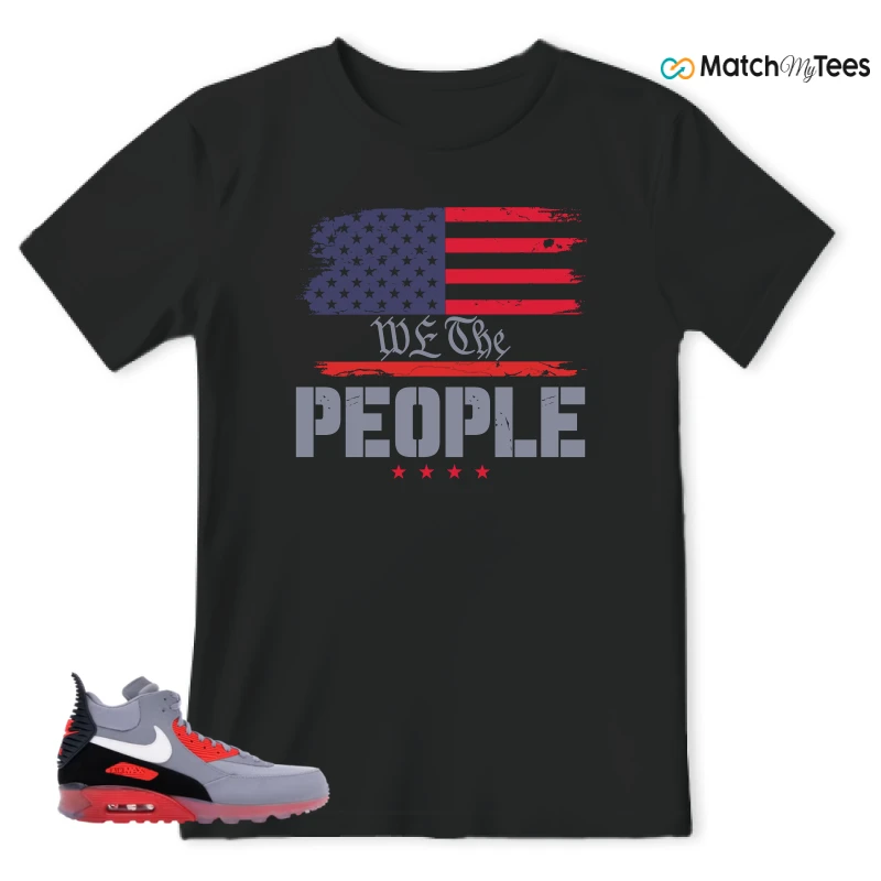 NIKE AIR MAX 90 SNEAKERBOOT ICE WOLF GREY INFRARED SNEAKER Matching Tees t-shirt