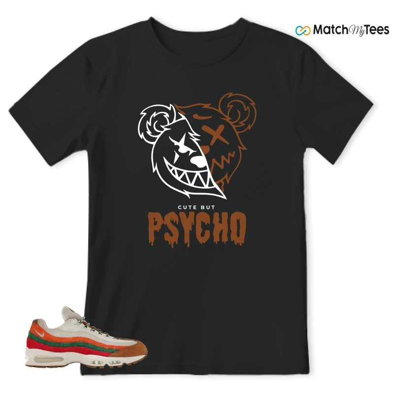 Psycho Teddy Black matching T-shirt T-shirt