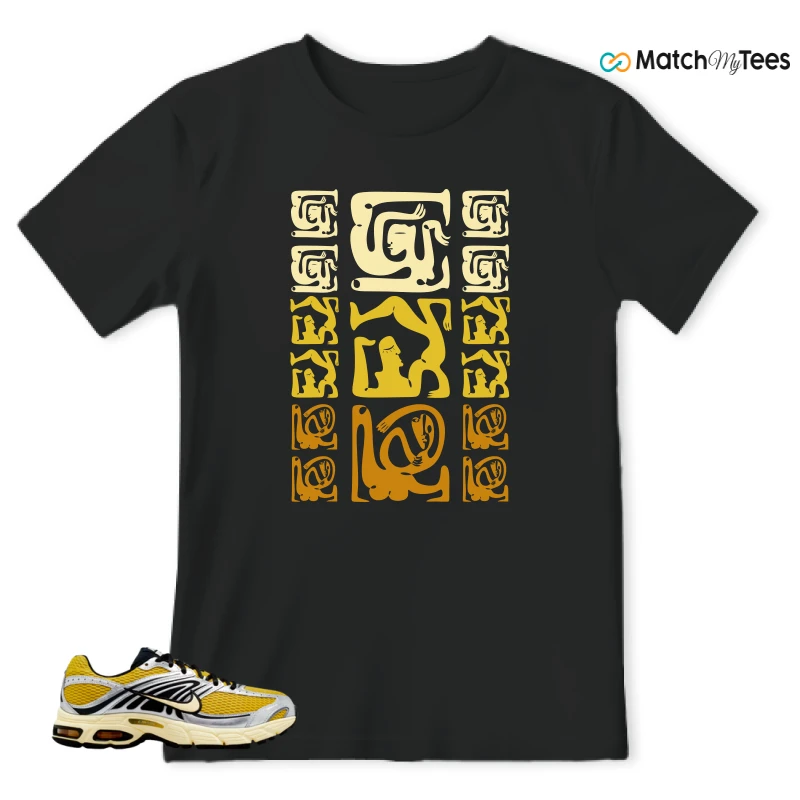 NIKE AIR MAX MOTO 2K SAFFRON QUARTZ METALLIC SILVER BLACK ALABASTER SNEAKER Matching Tees t-shirt