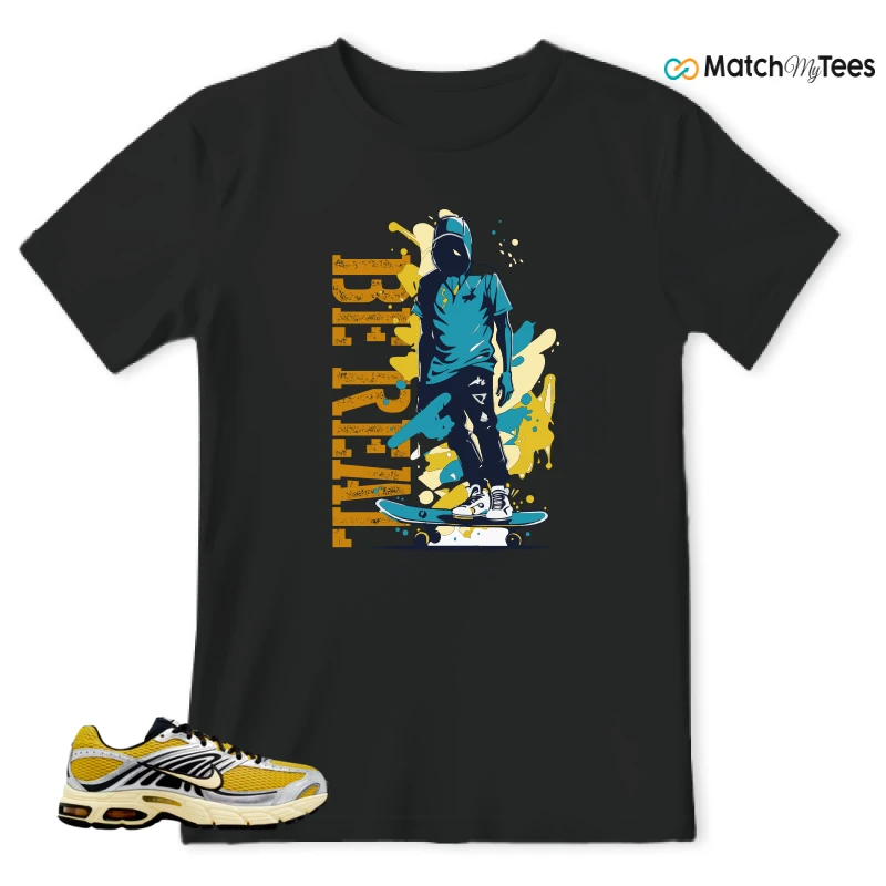 NIKE AIR MAX MOTO 2K SAFFRON QUARTZ METALLIC SILVER BLACK ALABASTER SNEAKER Matching Tees t-shirt