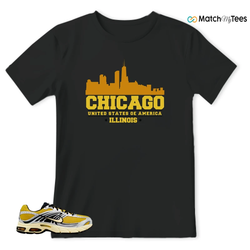 NIKE AIR MAX MOTO 2K SAFFRON QUARTZ METALLIC SILVER BLACK ALABASTER SNEAKER Matching Tees t-shirt