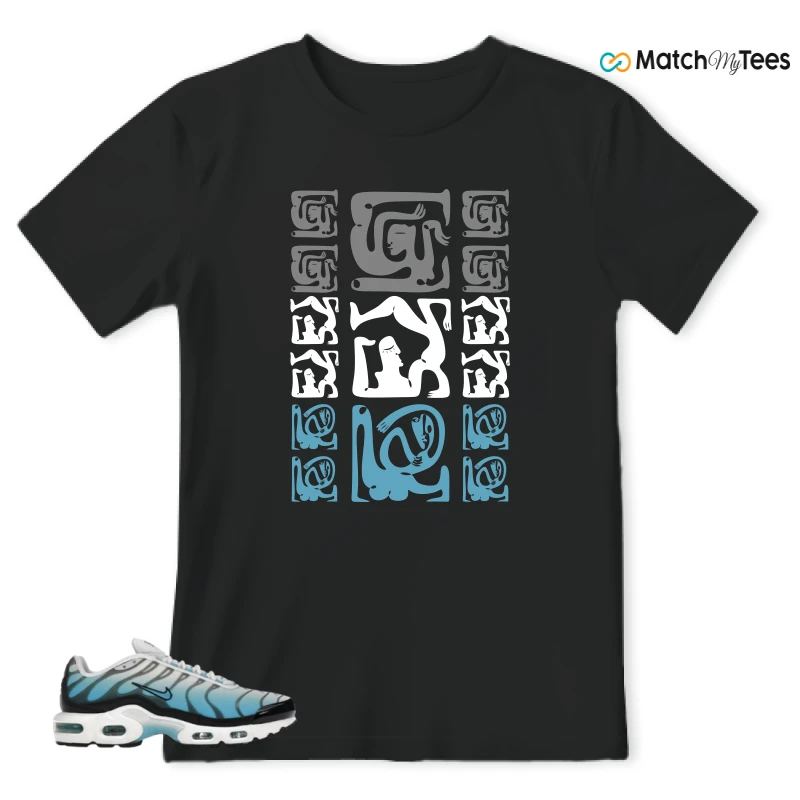 NIKE AIR MAX PLUS ICE (GS) SNEAKER Matching Tees t-shirt