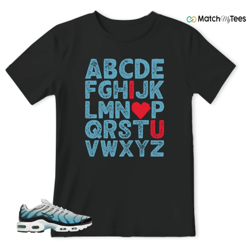 NIKE AIR MAX PLUS ICE (GS) SNEAKER Matching Tees t-shirt