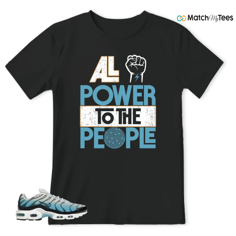 NIKE AIR MAX PLUS ICE (GS) SNEAKER Matching Tees t-shirt
