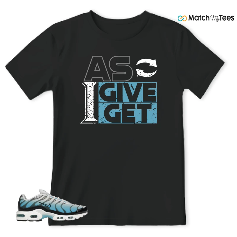 NIKE AIR MAX PLUS ICE (GS) SNEAKER Matching Tees t-shirt