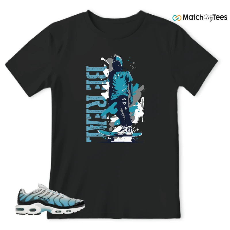 NIKE AIR MAX PLUS ICE (GS) SNEAKER Matching Tees t-shirt