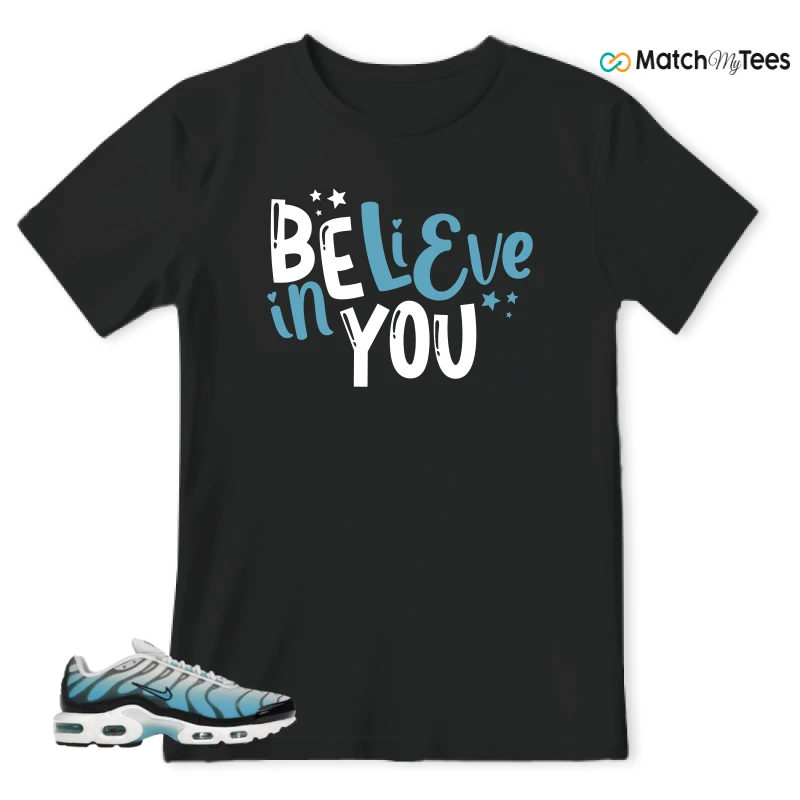 NIKE AIR MAX PLUS ICE (GS) SNEAKER Matching Tees t-shirt