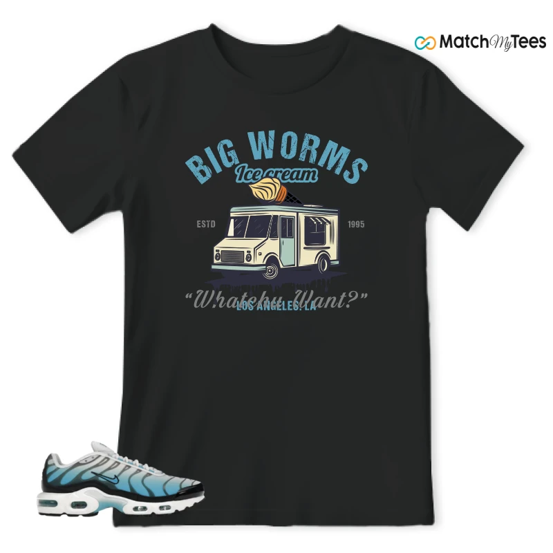 NIKE AIR MAX PLUS ICE (GS) SNEAKER Matching Tees t-shirt