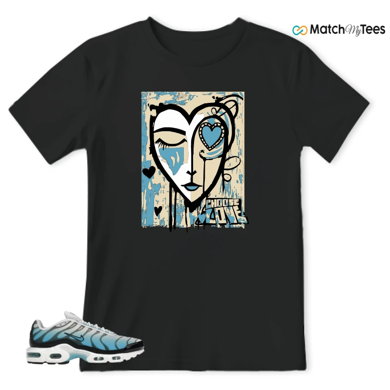 NIKE AIR MAX PLUS ICE (GS) SNEAKER Matching Tees t-shirt