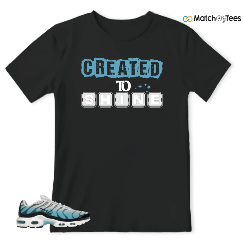 NIKE AIR MAX PLUS ICE (GS) SNEAKER Matching Tees t-shirt