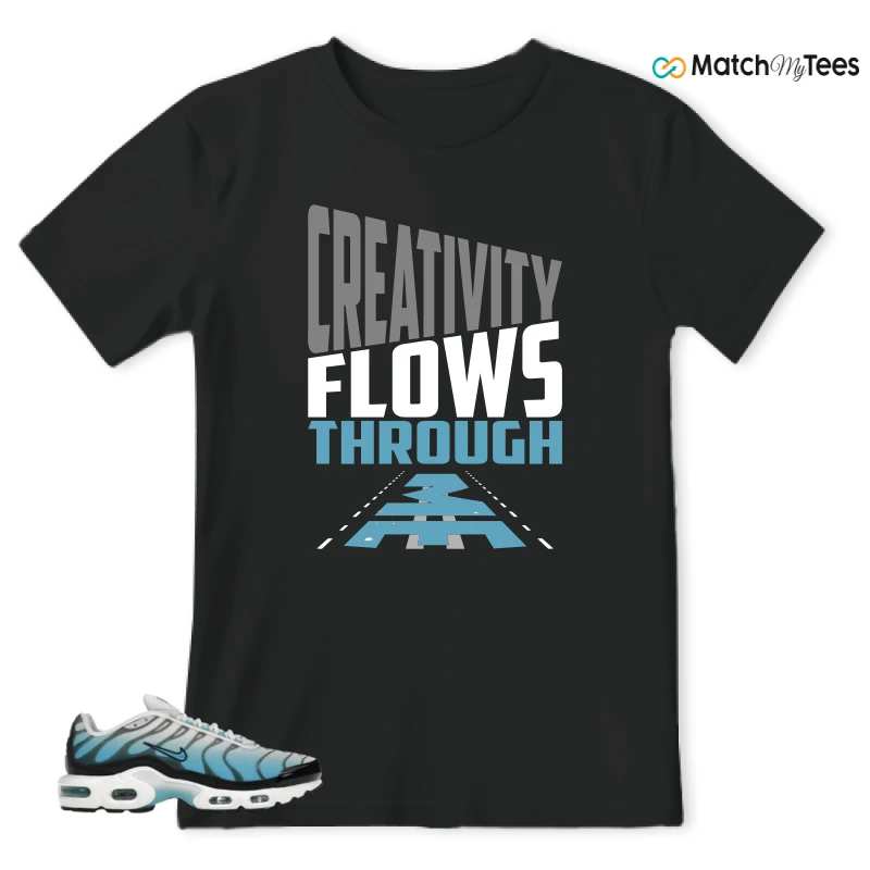 NIKE AIR MAX PLUS ICE (GS) SNEAKER Matching Tees t-shirt